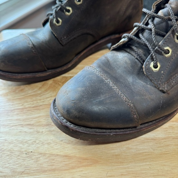 L.L. Bean Chippewa Katahdin Iron Works Engineer Boots Men’s Size 10.5 Brown - Picture 2 of 9